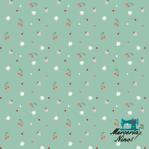 tela-cerezas-flores-menta