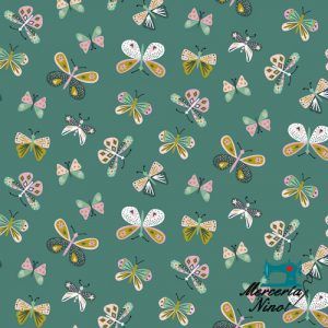 tela-estampada-mariposas-verde